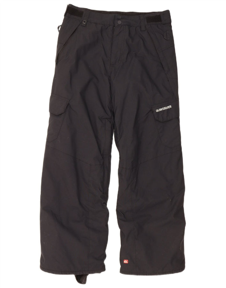 Pantaloni da sci Quiksilver da bambino 13-14 anni in poliammide nero