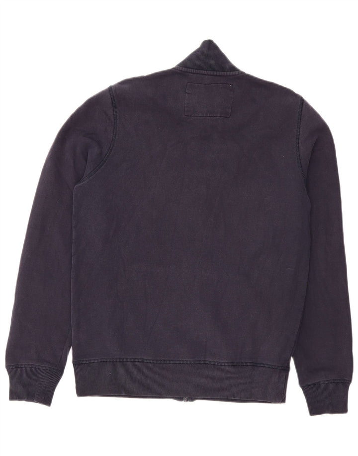 Napapijri Mens Graphic Tracksuit Top Jacket Small Navy Blue