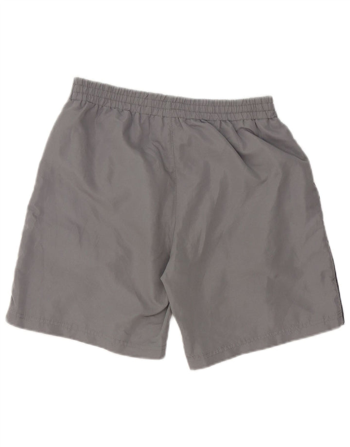 Pantaloncini sportivi da uomo Kappa Small in poliestere grigio