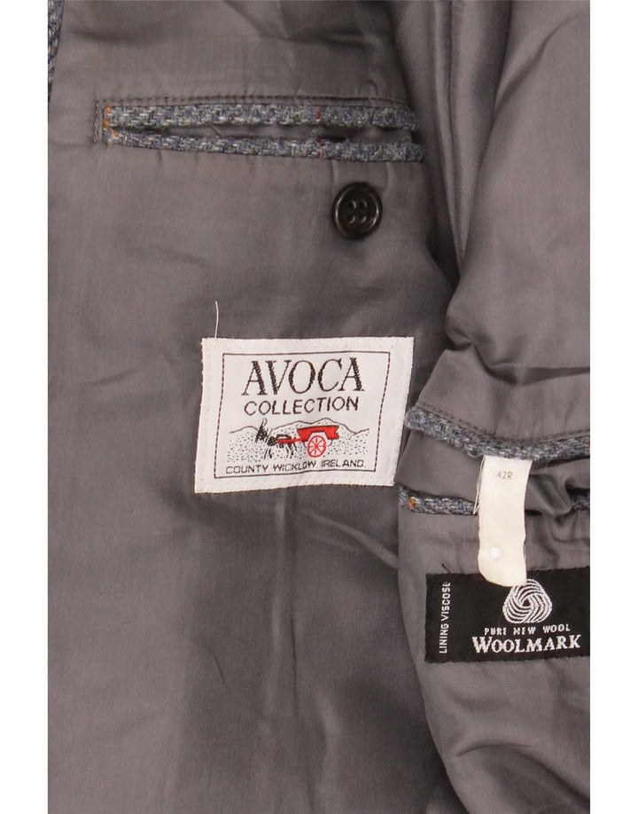 Jachetă pentru bărbați Avoca cu 3 nasturi, UK 42 XL, lână gri