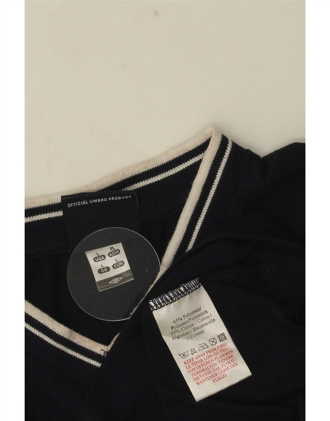Umbro Débardeur Homme Large Bleu Marine Polyester