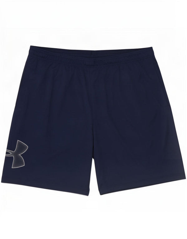 Męskie spodenki sportowe Under Armour o luźnym kroju, 2XL, granatowe, poliestrowe