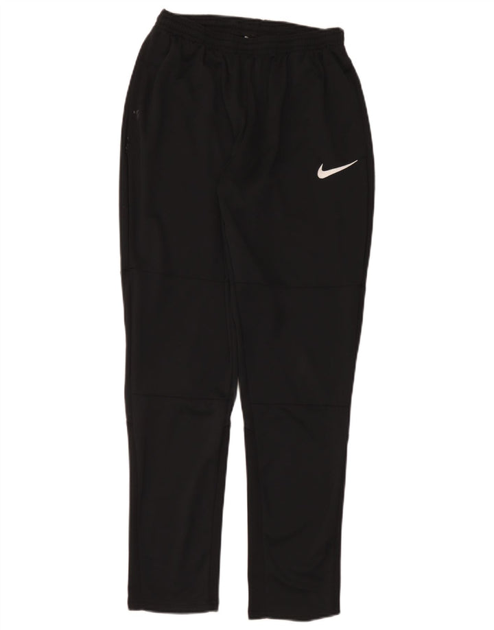 Nike Mens Dri Fit Tracksuit Trousers Small Black Polyester