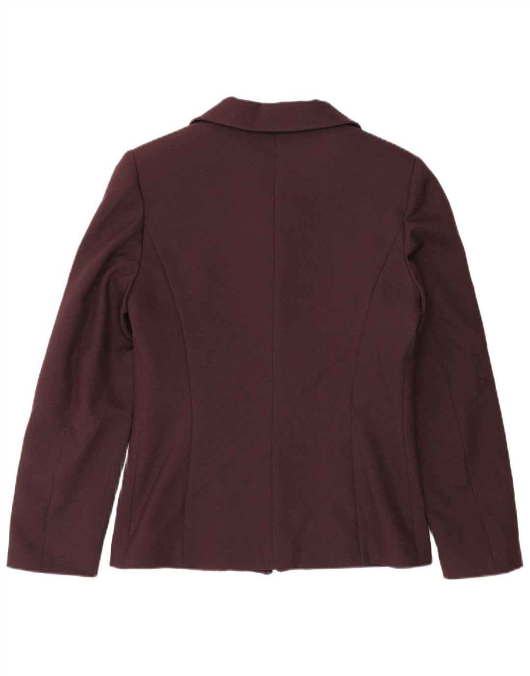 DI.DO Womens Blazer Jacket IT 42 Medium Burgundy Polyester