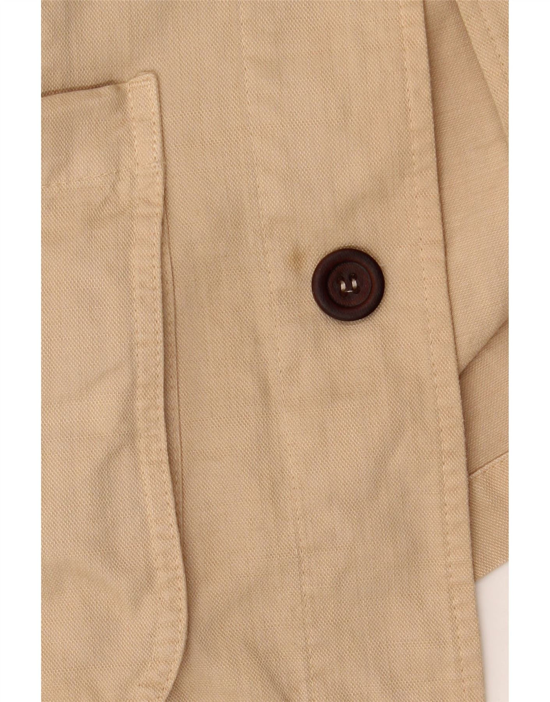 Sisley Mens Utility Jacket UK 38 Medium Beige