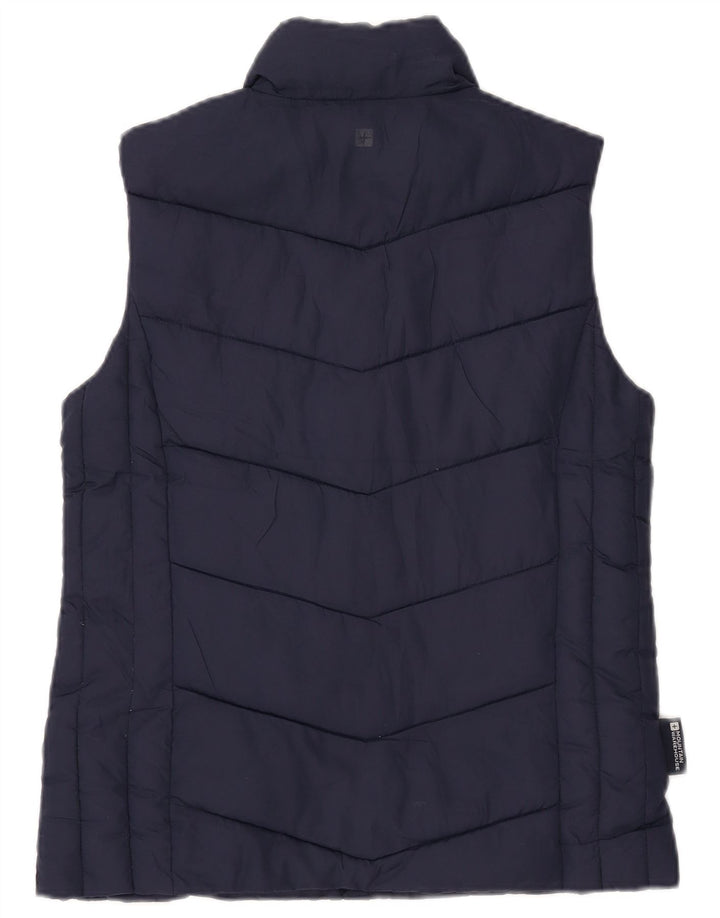 Mountain Warehouse Womens Padded Gilet UK 10 Small Navy Blue Polyester