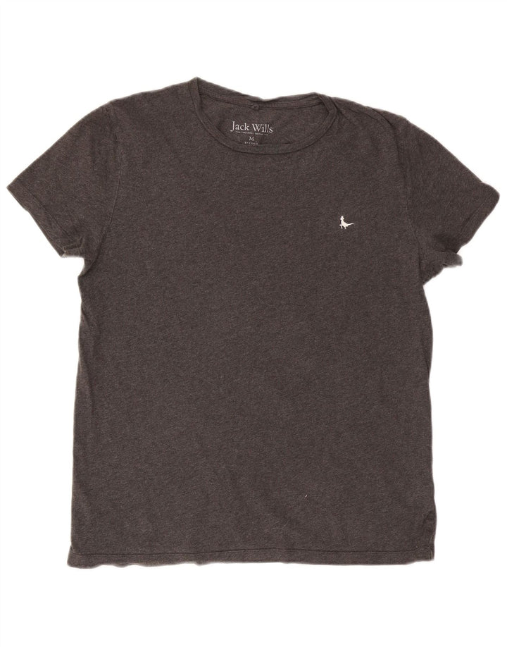Jack Wills Mens T-Shirt Top Medium Grey Cotton