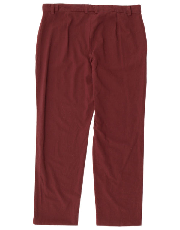 MARKS & SPENCER Ženske ravne ležerne hlače UK 14 Large W34 L27 Smeđe