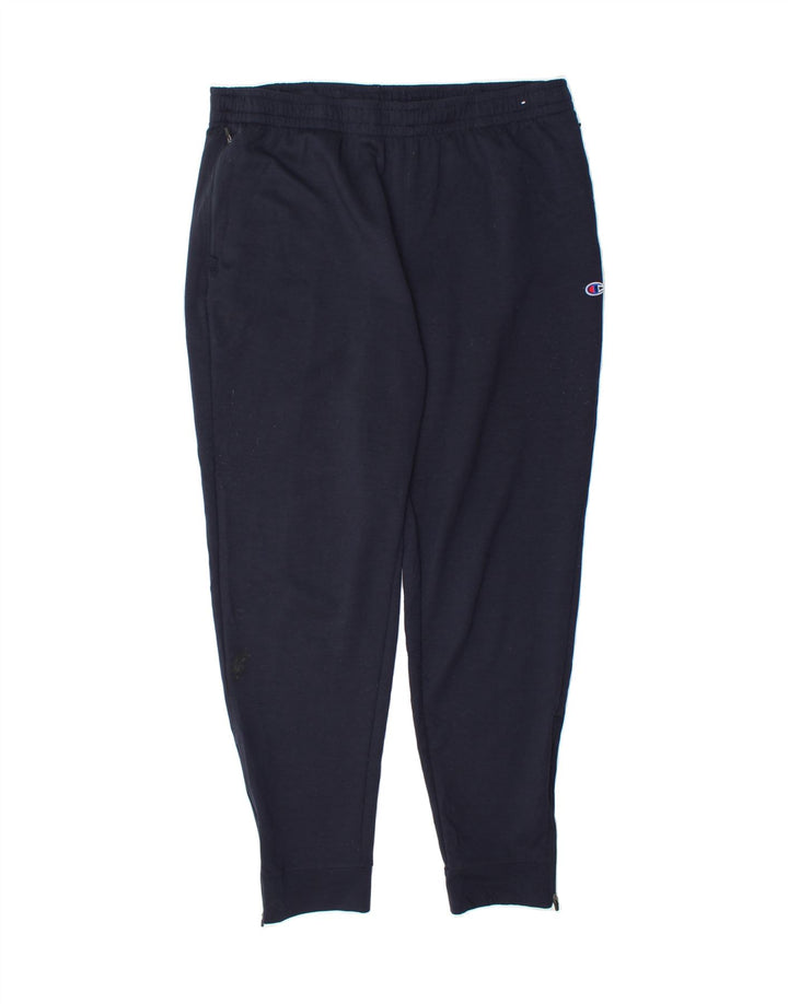 CHAMPION Mens Tracksuit Trousers XL  Navy Blue Polyester Vintage Champion and Second-Hand Champion from Messina Hembry 