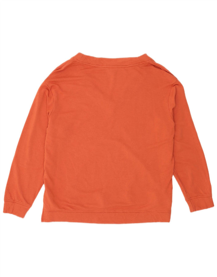 Orvis Sweat-shirt surdimensionné pour femme UK 16 Large Orange Modal