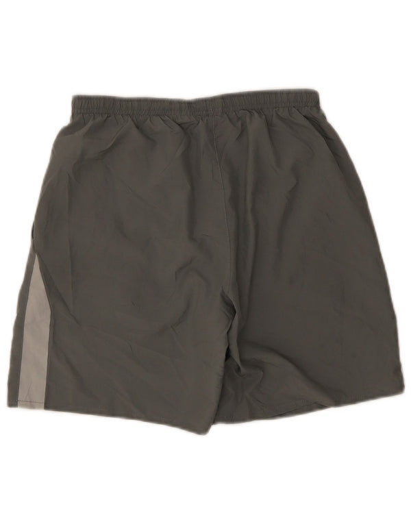 Pantaloncini sportivi Nike Dri Fit da uomo, piccoli, in poliestere color block grigio
