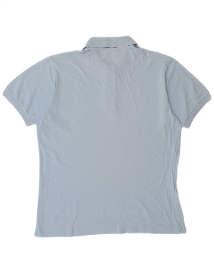 Lacoste Mens Polo Shirt Size 3 Small Blue Cotton
