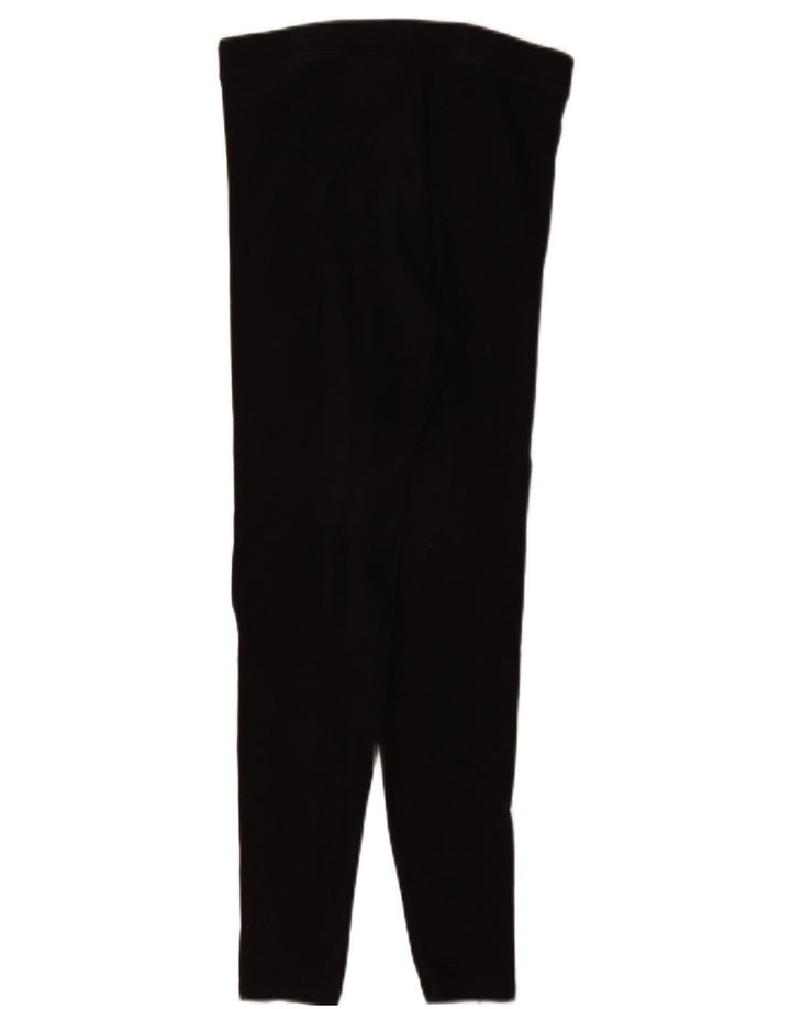 Marks & Spencer Womens Leggings UK 8 Small Black Cotton