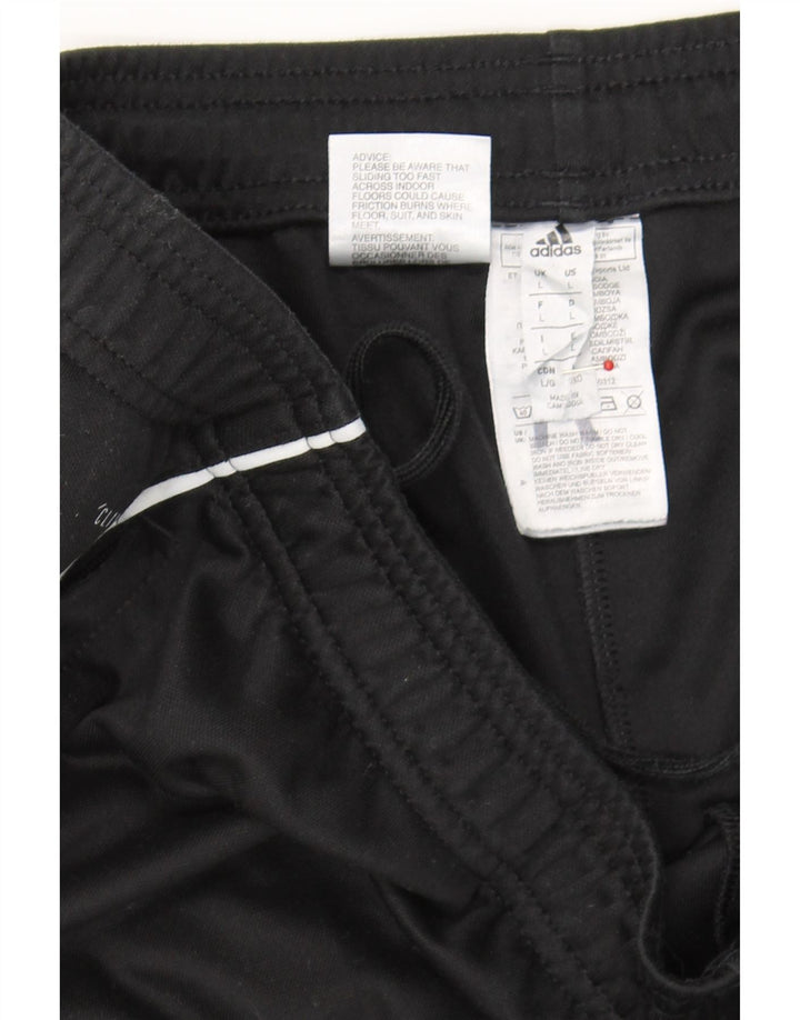 ADIDAS Mens Climalite Tracksuit Trousers Large  Black Polyester Vintage Adidas and Second-Hand Adidas from Messina Hembry 