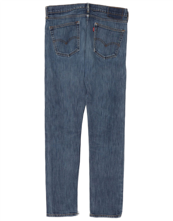 Levi's Slim Jeans til mænd W33 L32 blå bomuld