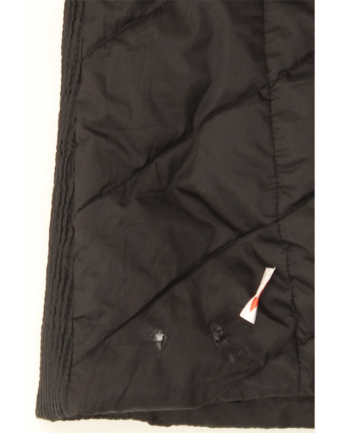 Jaqueta feminina acolchoada com capuz Nautica UK 14 poliéster preto médio