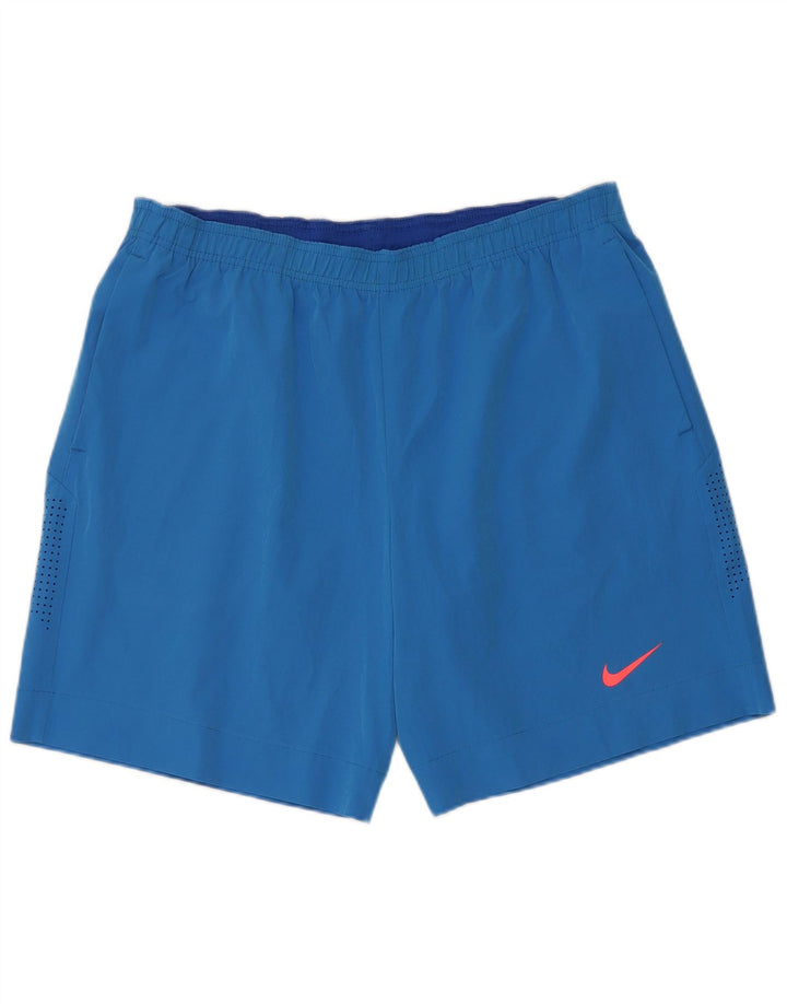 Nike Mens Dri Fit Sport Shorts XL  Blue Polyester