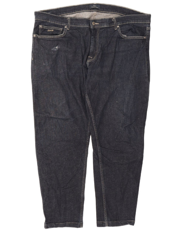 Harmont & Blaine Mens Tapered Jeans W44 L27 Navy Blue