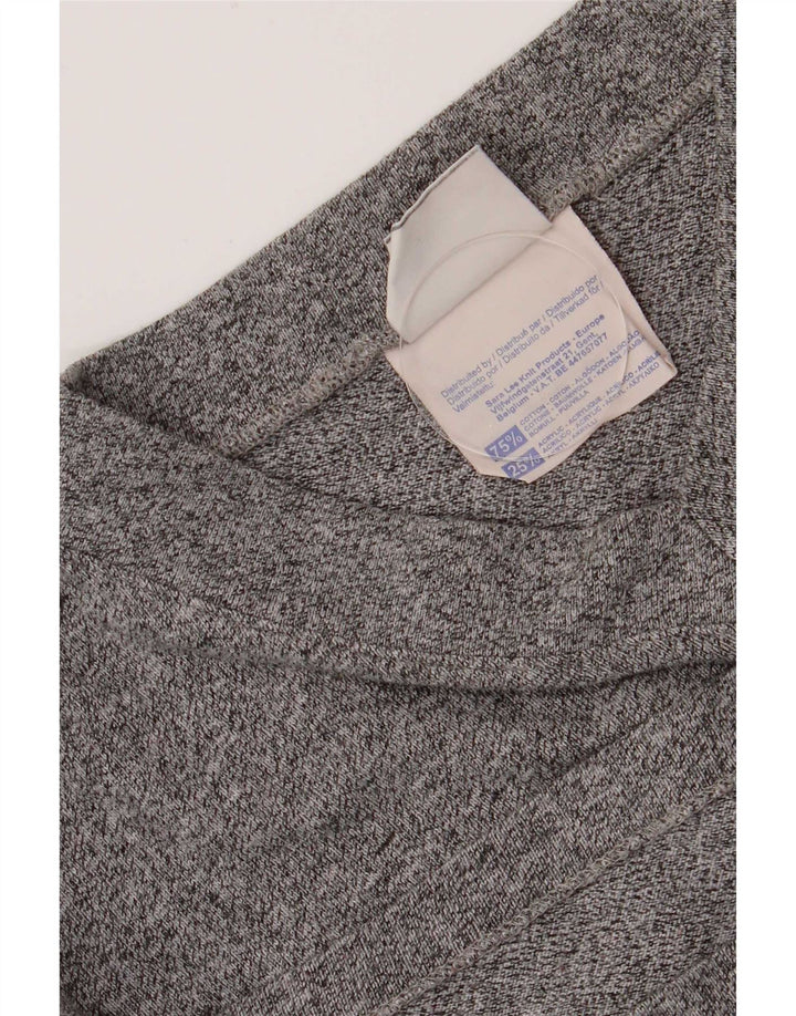 T-shirt da uomo Champion Top in cotone mélange grigio medio