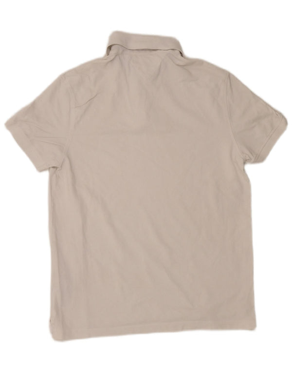 Tommy Hilfiger Herre Regular Fit Polo Shirt Medium White Bomuld