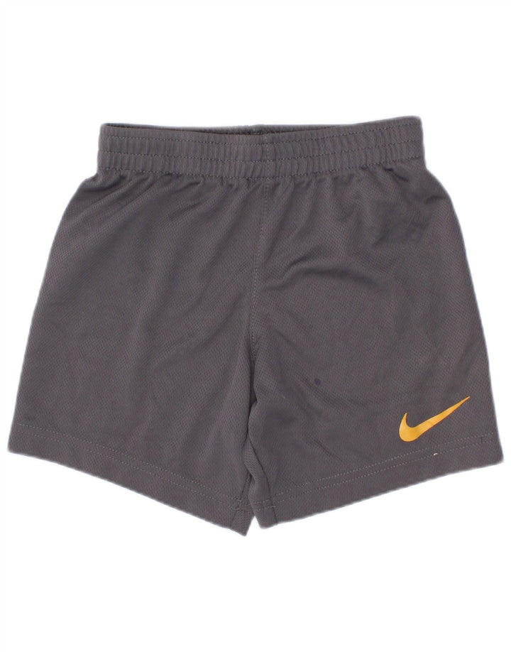 Nike Sportshorts für Jungen, 3–4 Jahre, XS, graues Polyester