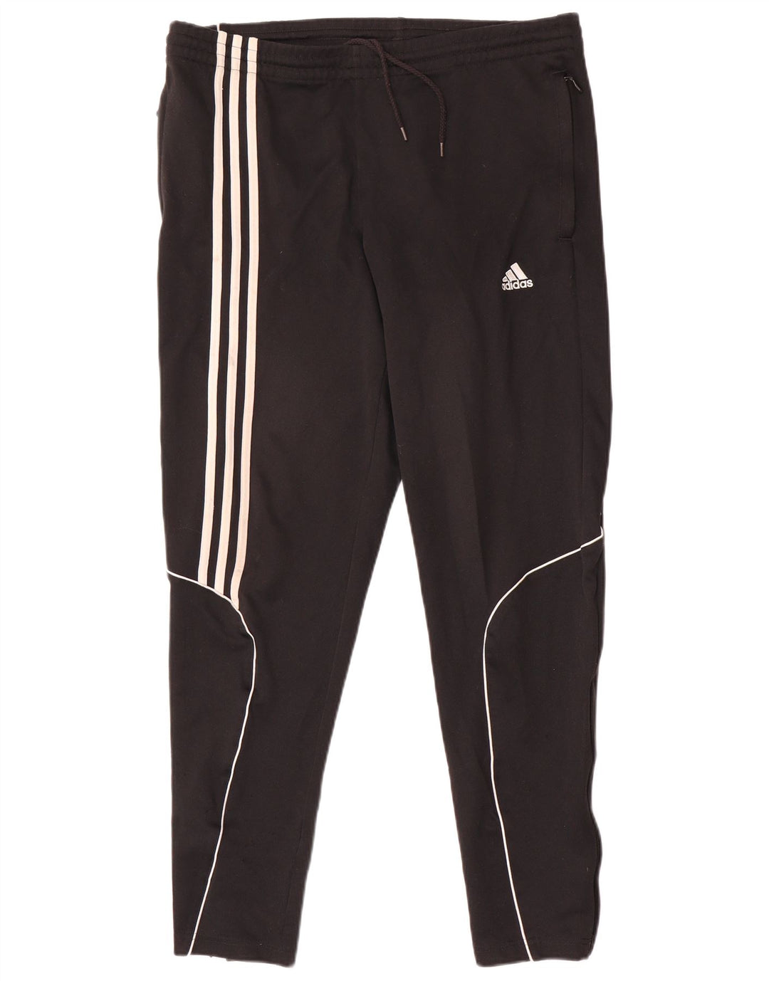 Adidas Pantalon de Survêtement Climalite Homme Noir Moyen Polyester Colorblock
