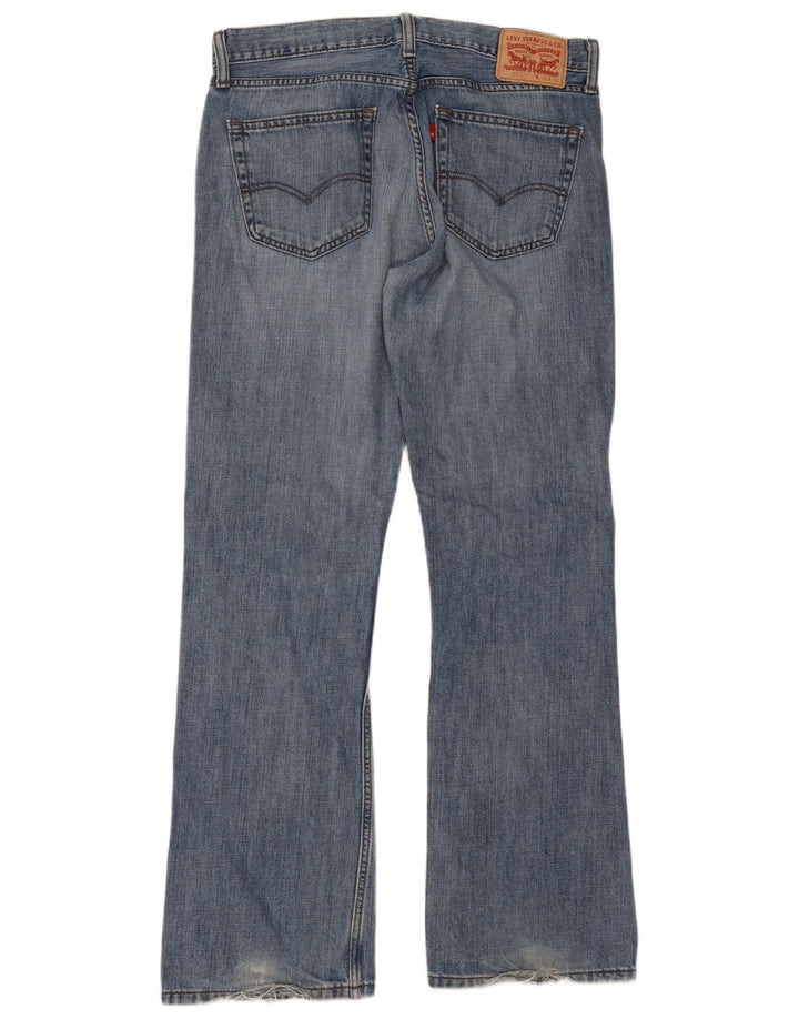 Levi's Mens 527 Bootcut Jeans W34 L32 Blue Cotton