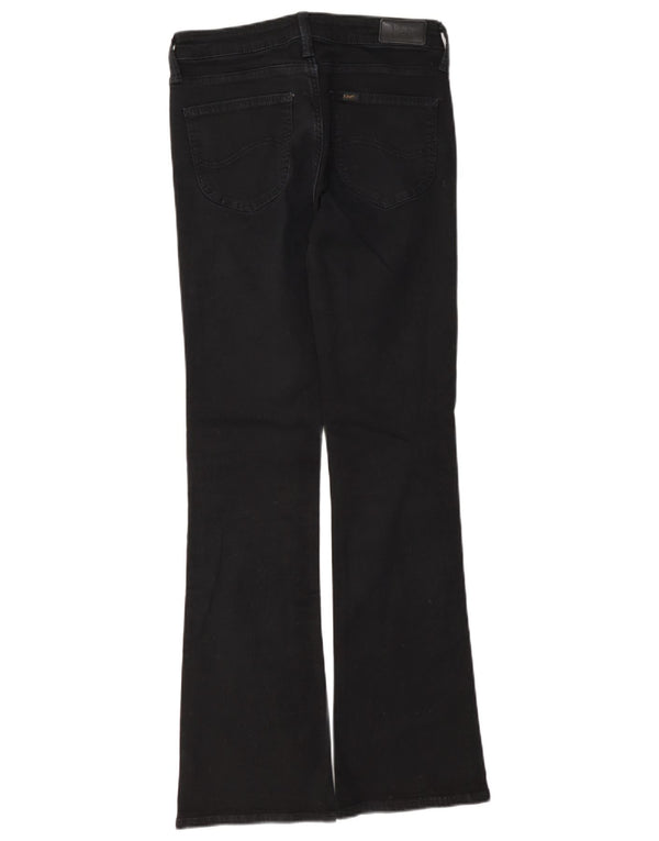 Lee Womens Hoxie Bootcut Jeans W28 L31 Black Cotton