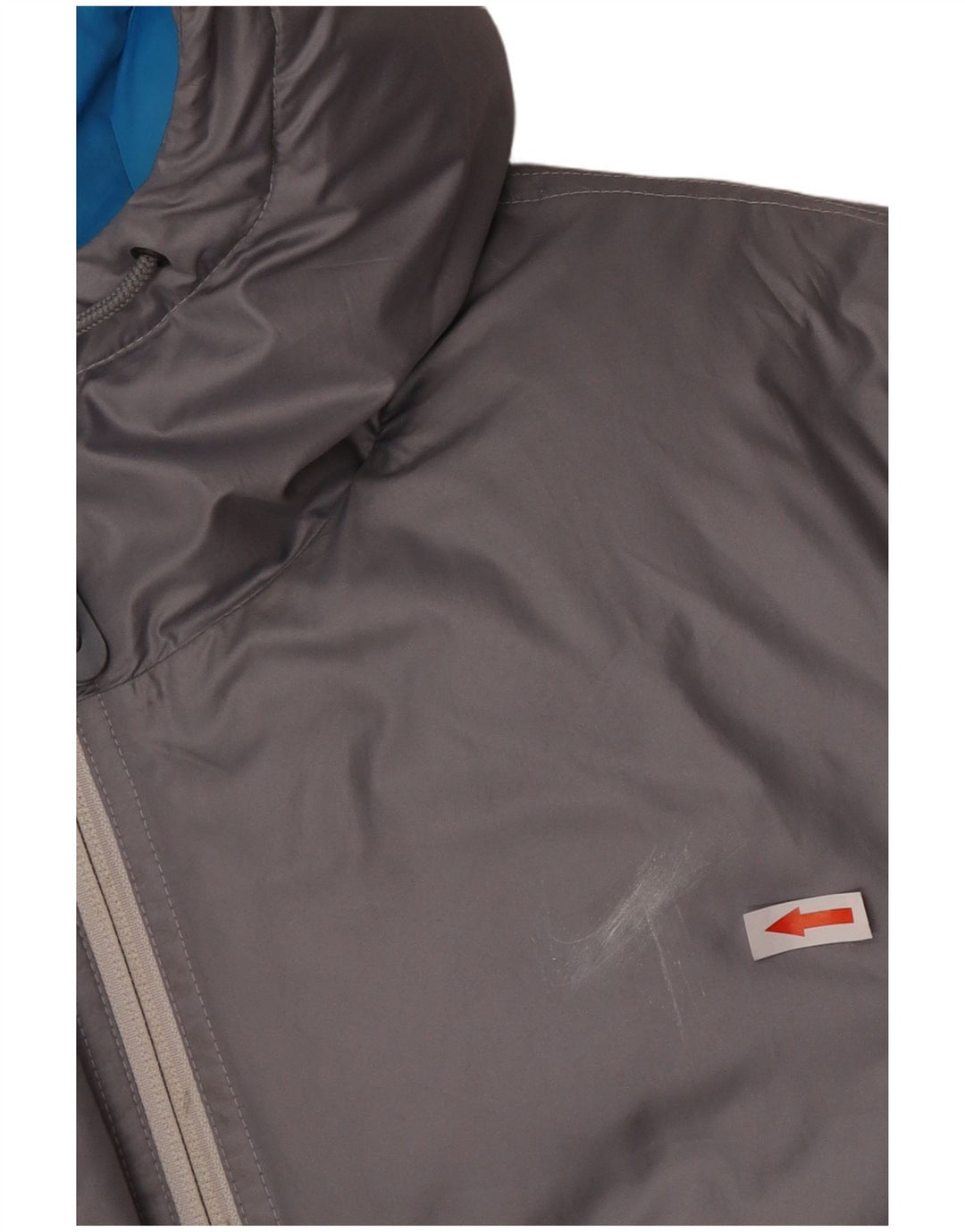 Nike Polstret jakke med hætte til mænd UK 38 Medium Grey Polyester