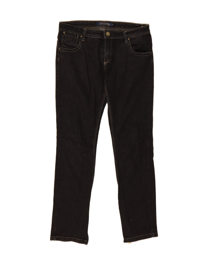 MASSIMO DUTTI Womens Slim Jeans W28 L29 Black Cotton Vintage Massimo Dutti and Second-Hand Massimo Dutti from Messina Hembry 