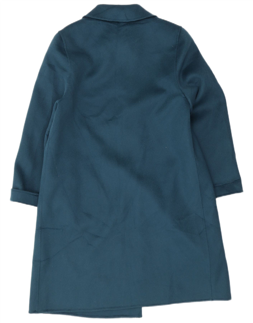 Vintage Γυναικείο Παλτό IT 46 Large Navy Blue Wool