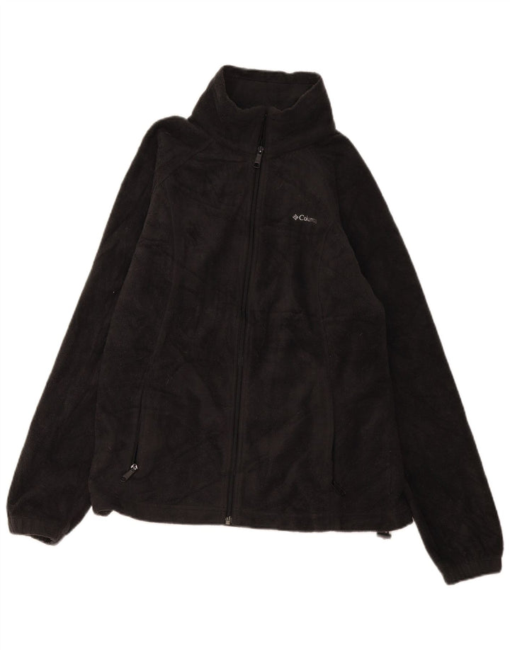 Columbia Chaqueta polar para mujer UK 40 Large Poliéster negro