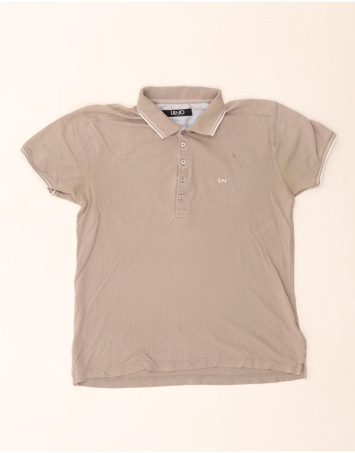 Polo Uomo Liu Jo Cotone Grigio Medio