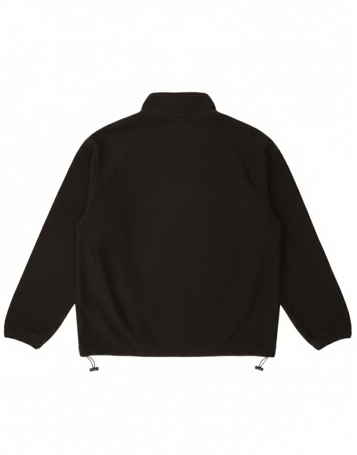 Fila Mens Liner Fleece Jacket UK 44 2XL Black Polyester