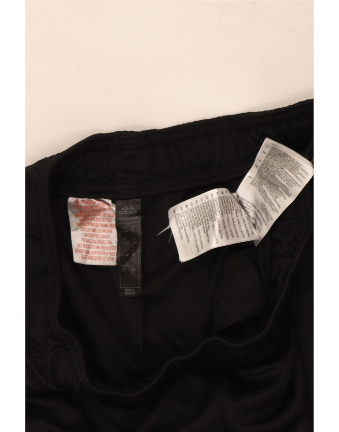 Pantaloni della tuta da ragazzo Adidas 13-14 anni in poliestere nero