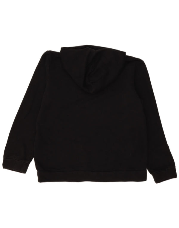 Jack & Jones Mens Graphic Hoodie Jumper Small Black