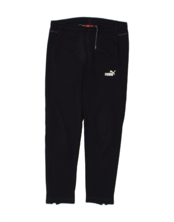 PUMA Boys Tracksuit Trousers 13-14 Years Navy Blue Polyester Vintage Puma and Second-Hand Puma from Messina Hembry 