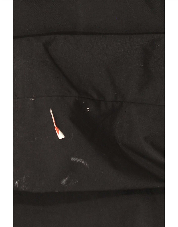 Fred Perry Ανδρικό μπουφάν βροχής με κουκούλα UK 38 Medium μαύρο νάιλον