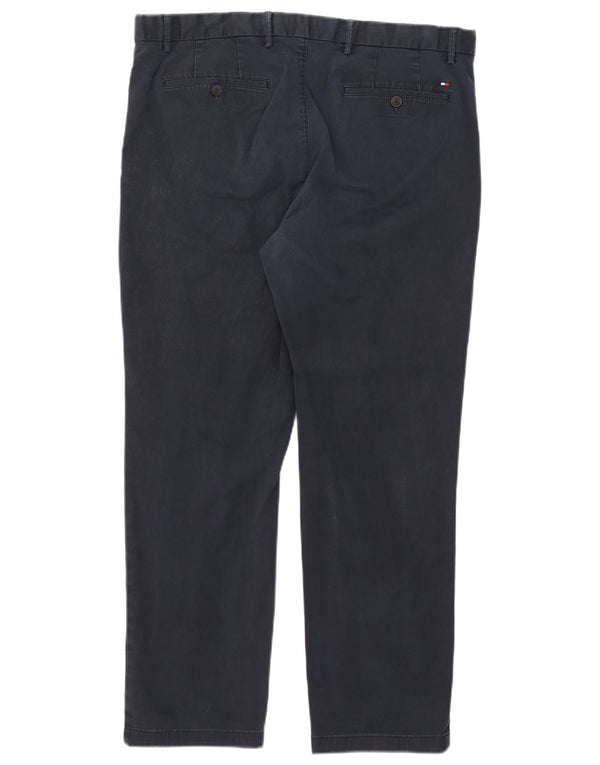 Tommy Hilfiger Pantalon Chino Droit Homme W38 L26 Bleu Marine Coton