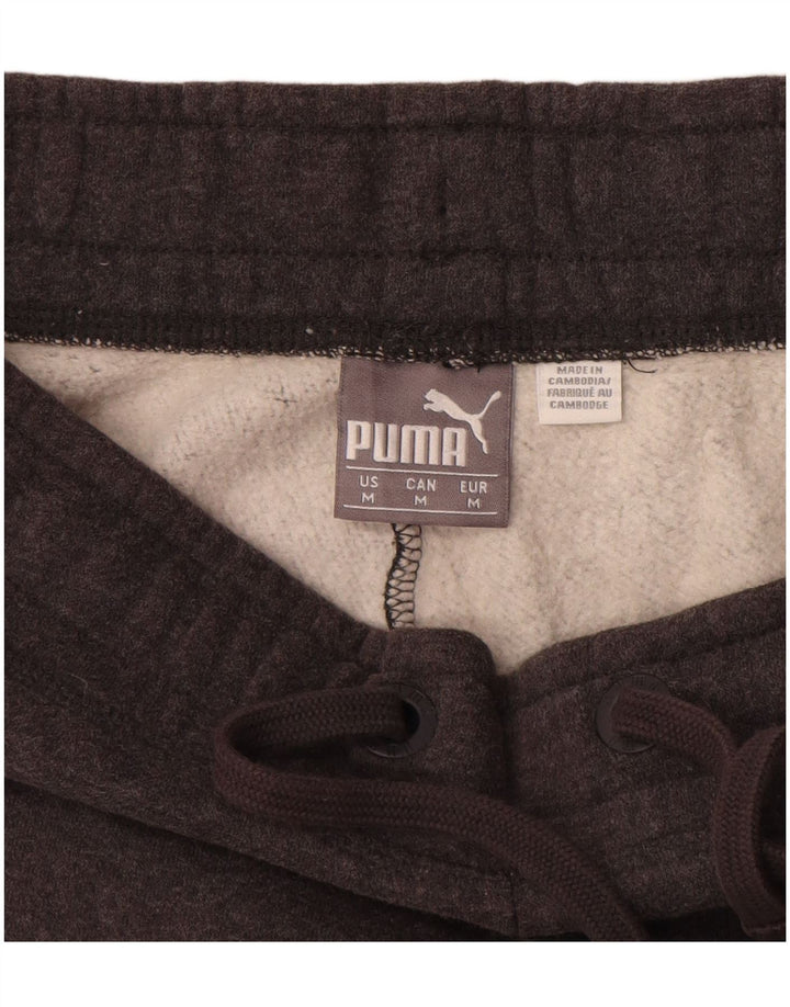 PUMA Mens Tracksuit Trousers Medium  Grey Cotton