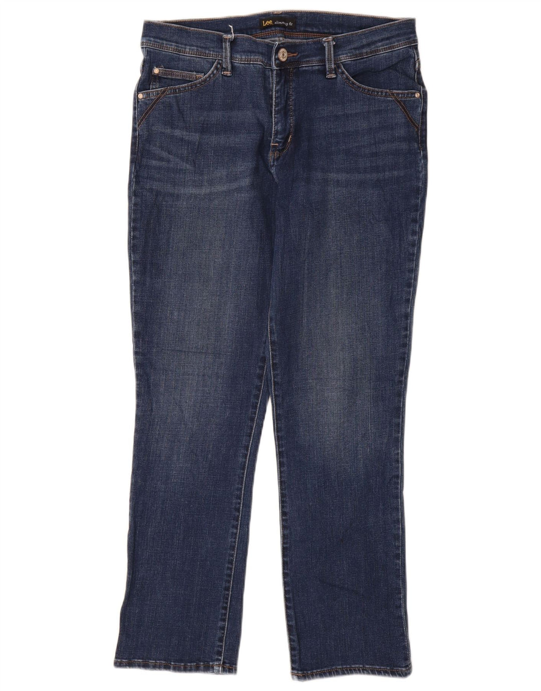 LEE Damen Slim Jeans W28 L26 Blau