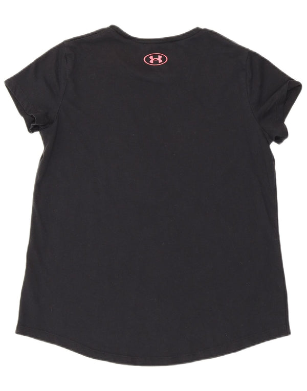 Under Armour Piger Loose Fit Grafisk T-Shirt Top 13-14 år XL Sort