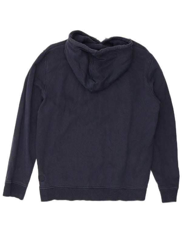 Fat Face Mens Hoodie Jumper Large Navy Blue Cotton