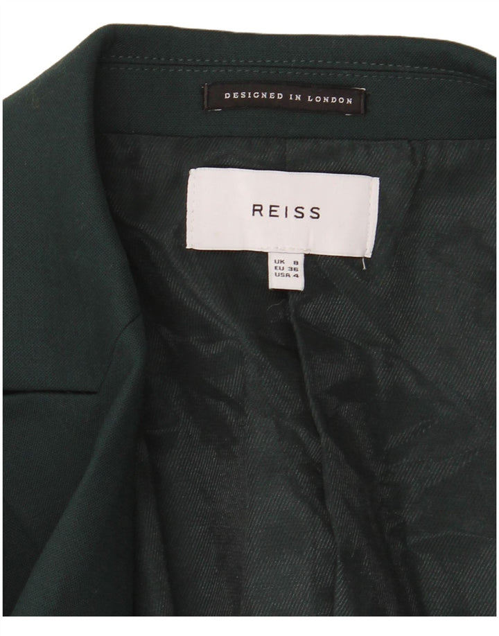 Reiss Γυναικείο σακάκι 1 κουμπιού UK 8 Small Green
