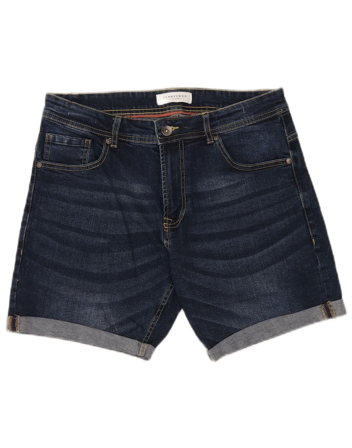 SONNY BONO Mens Denim Shorts IT 48 Medium W32  Blue Cotton
