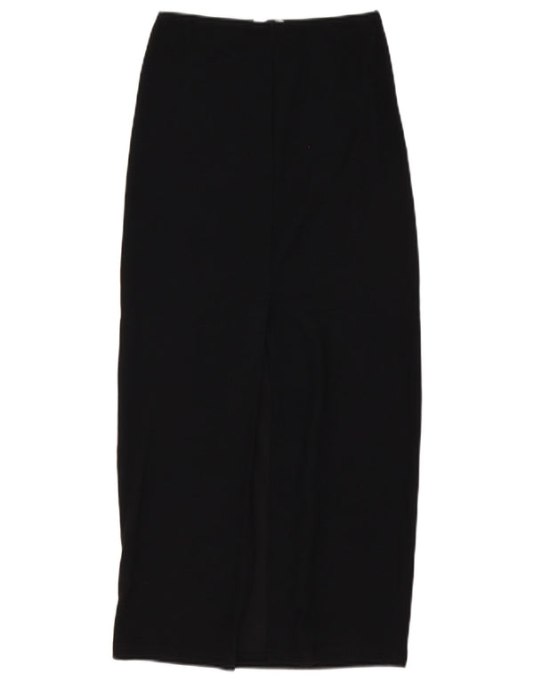 Zara Midi Nederdel Small W28 Sort til kvinder