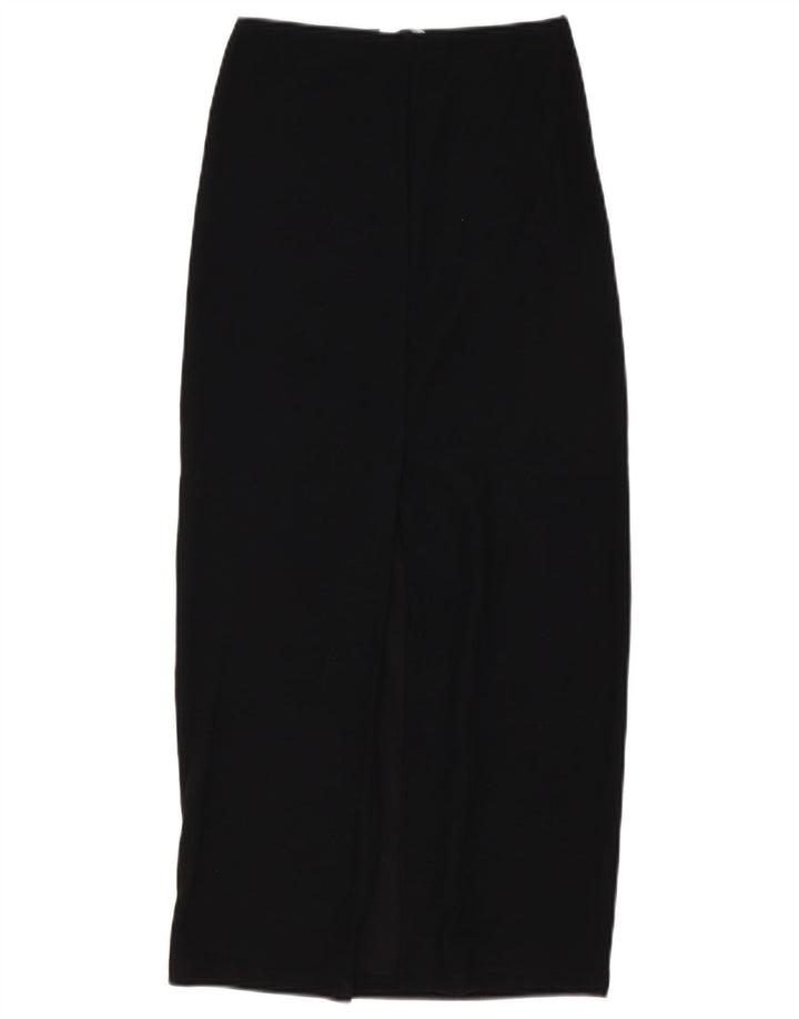 Zara Midi Nederdel Small W28 Sort til kvinder