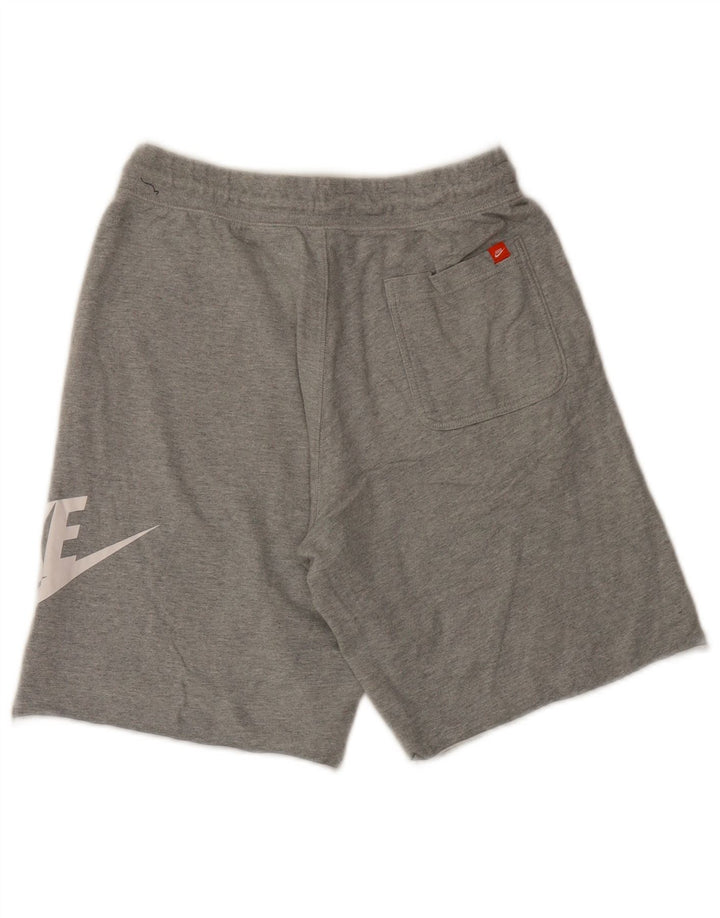 Nike Mens Graphic Sport Shorts Medium Grey Flecked Cotton