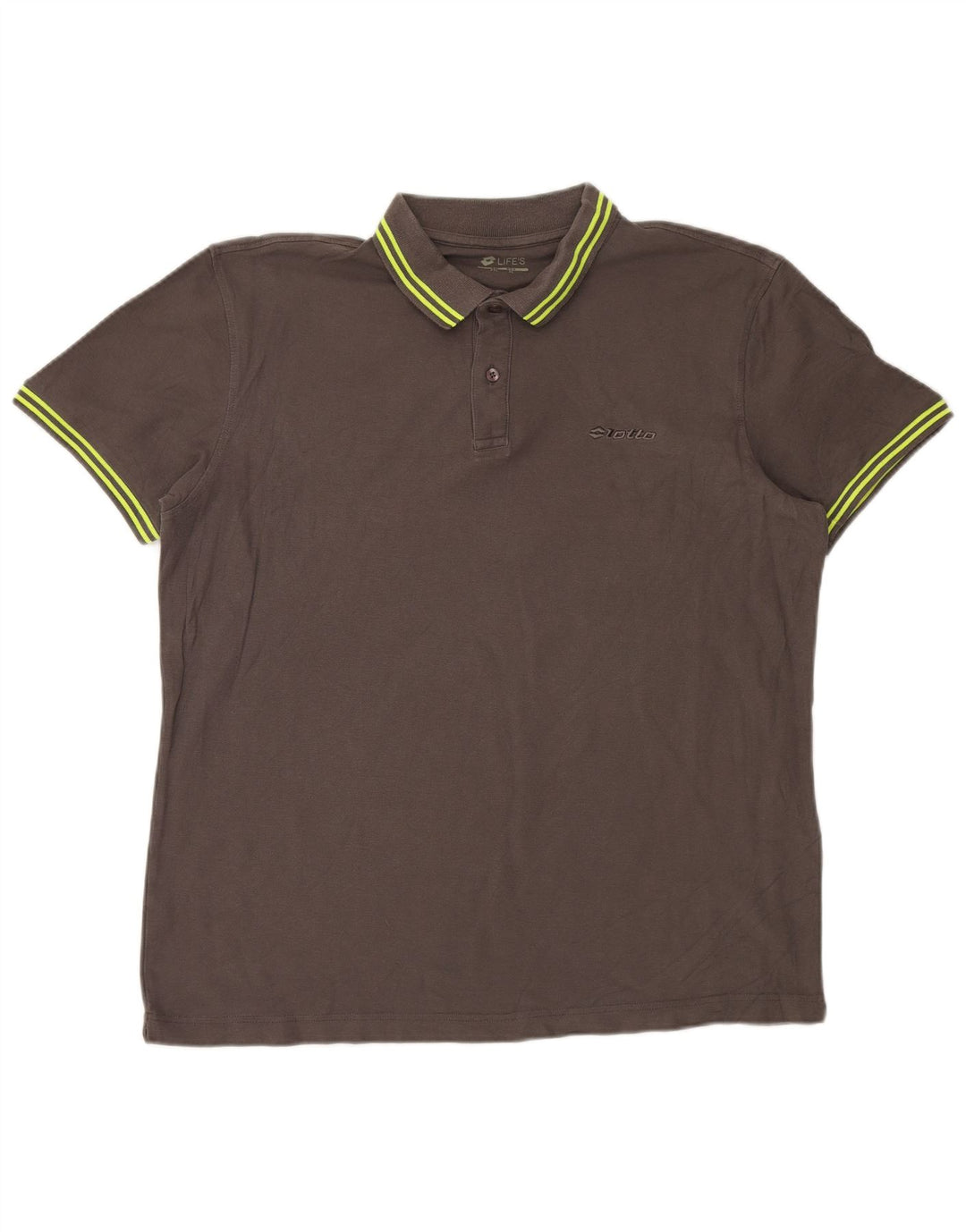 Lotto Mens Polo Shirt XL Grey