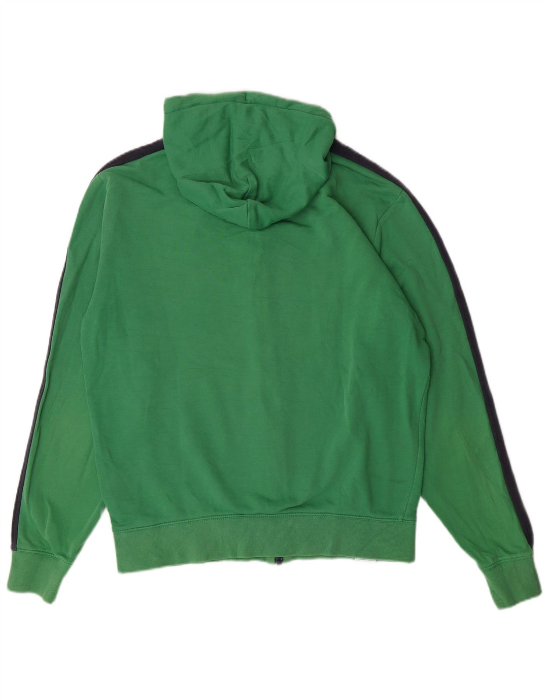 Puma Mens Zip Hoodie Sweater Medium Green Colourblock